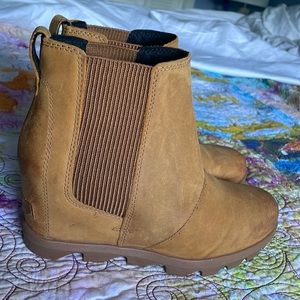 Sorel Joan of Arctic Wedge Tan Size 9